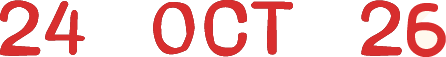 24 Oct 26